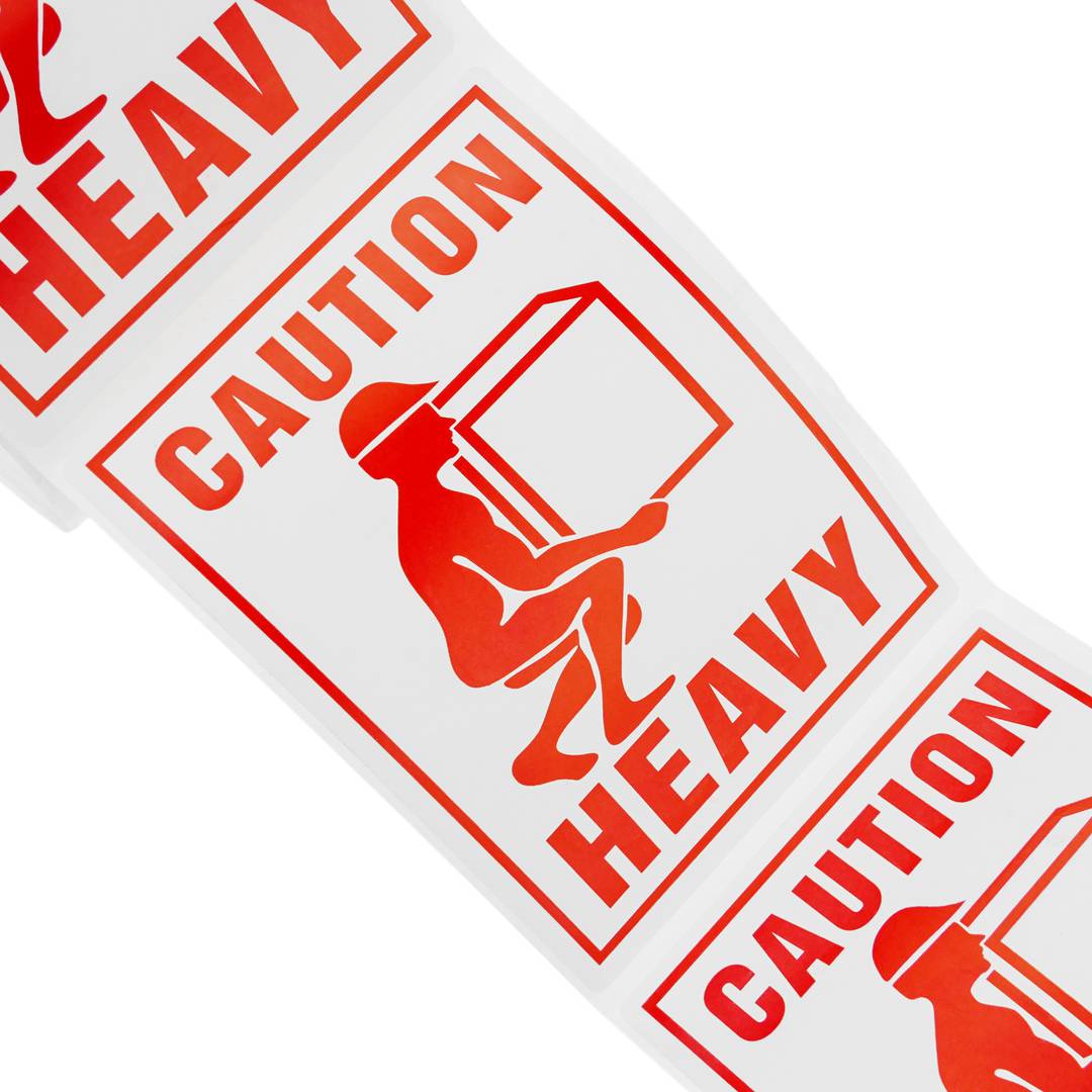 Rotoli bobina 500 etichettes adesive per spedizioni di colli pesanti 75x100 mm heavy