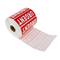 Roll adhesive labels with 1000 labels for urgent packages shipments 89x32mm