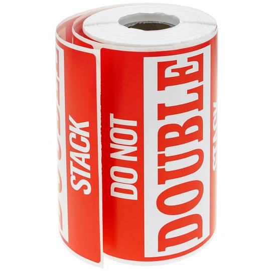 Rol van 500 zelfklevende etiketten voor zendingen van niet-stapelbare pakketten 108x79mm