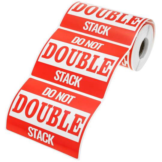 Rol van 500 zelfklevende etiketten voor zendingen van niet-stapelbare pakketten 108x79mm