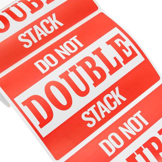 Rol van 500 zelfklevende etiketten voor zendingen van niet-stapelbare pakketten 108x79mm