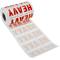 Rol van 500 zelfklevende etiketten voor zendingen van zware pakketten 90x30 mm zwaar