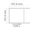 Rouleaux bobine 1200 étiquettes pour imprimante thermique directe 101.6x101.6mm
