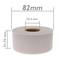 Rol van 1200 zelfklevende etiketten voor directe thermische printer 31,75x25,4 mm