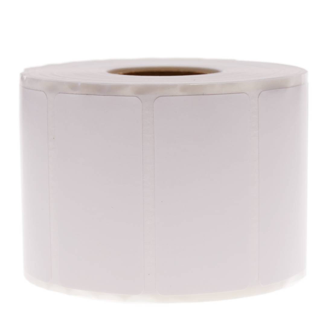 Rolka 1100 etykiet samoprzylepnych do bezpośredniej drukarki termicznej 50,8 x 25,4 mm