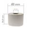 Rotoli bobina 600 etichettes adesive per stampante termica diretta 50.8x50.8mm