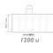 Rolka 1200 etykiet samoprzylepnych do bezpośredniej drukarki termicznej 76,2 x 25,4 mm