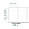 Thermal roll label with 700 labels for thermal transfer printer 101.6x50.8mm