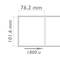 Rotoli bobina 1800 etichettes adesive per stampante trasferimento termico 101.6x76.2mm