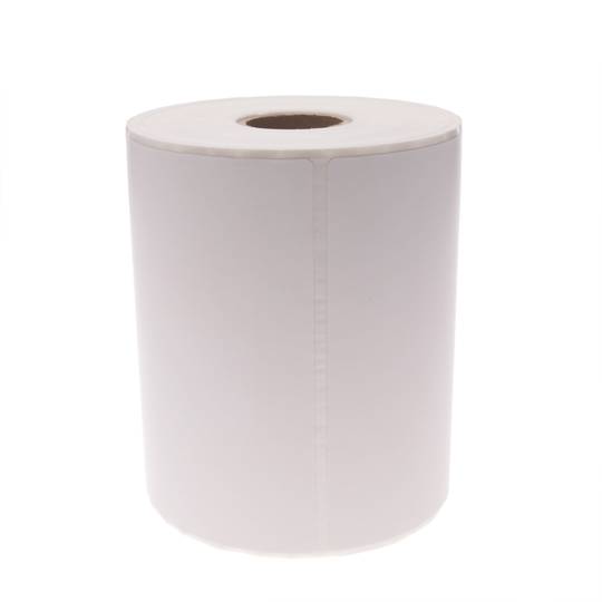 Rouleaux bobine 300 étiquettes pour imprimante transfert thermique 101.6x127mm