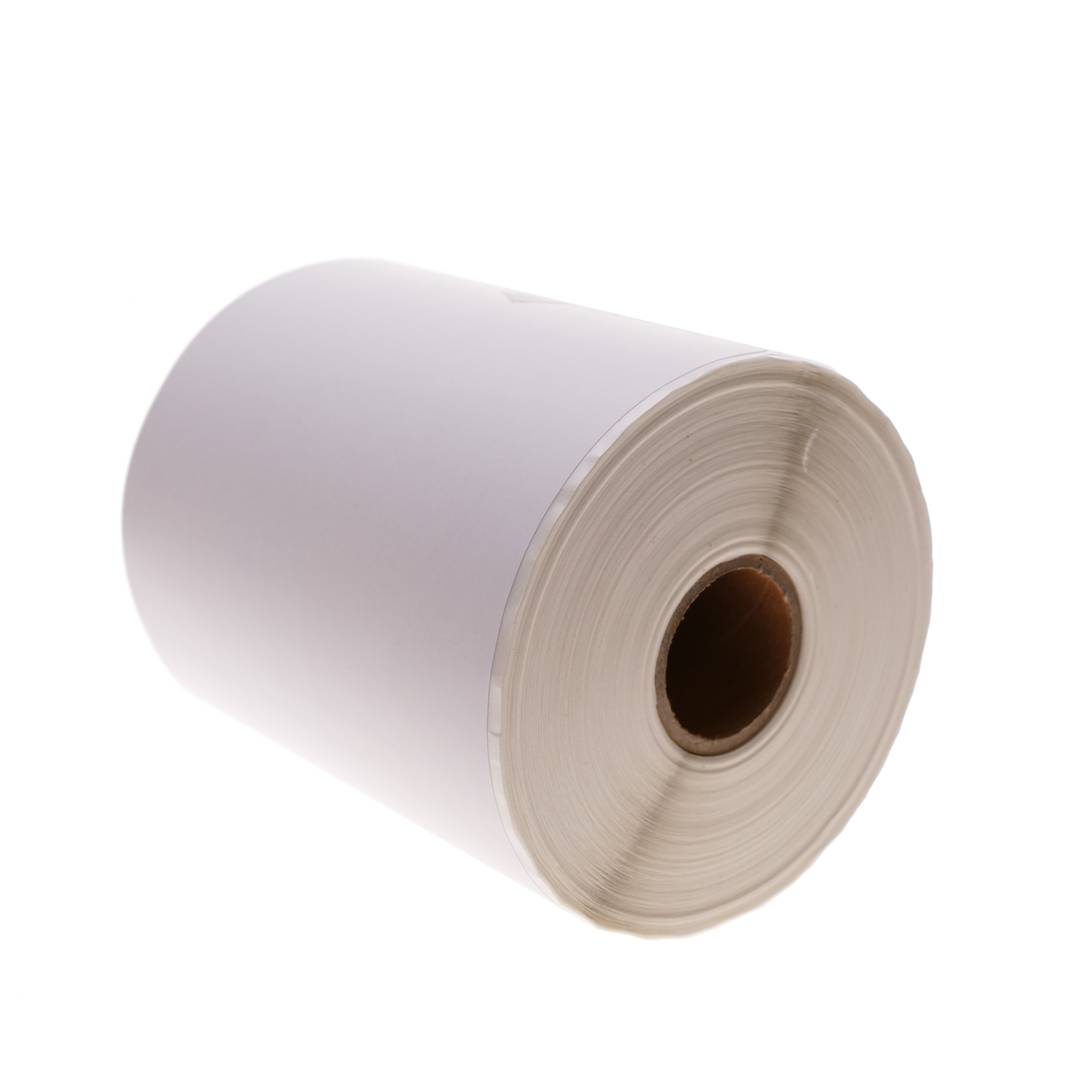 Rouleaux bobine 300 étiquettes pour imprimante transfert thermique 101.6x127mm