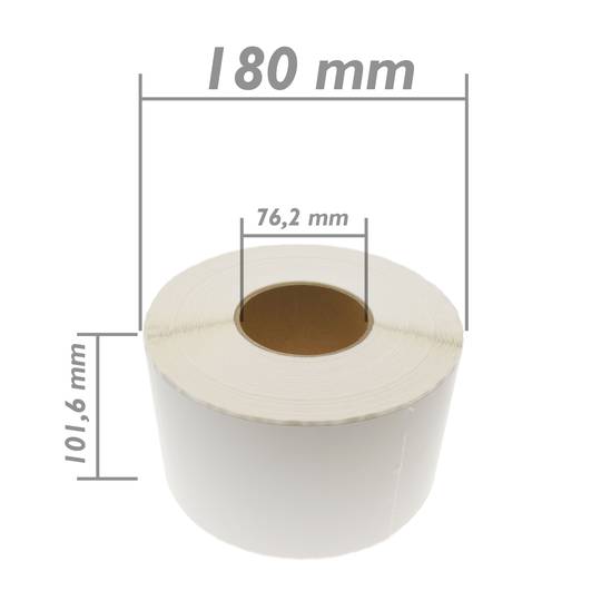 Rollen spule 1100 etiketten für thermotransfer etikettendruckern 101.6x127mm