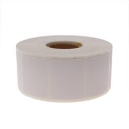 Rotlle bobina de 1200 etiquetes adhesives per impressora transferència tèrmica 31.75x25.4mm
