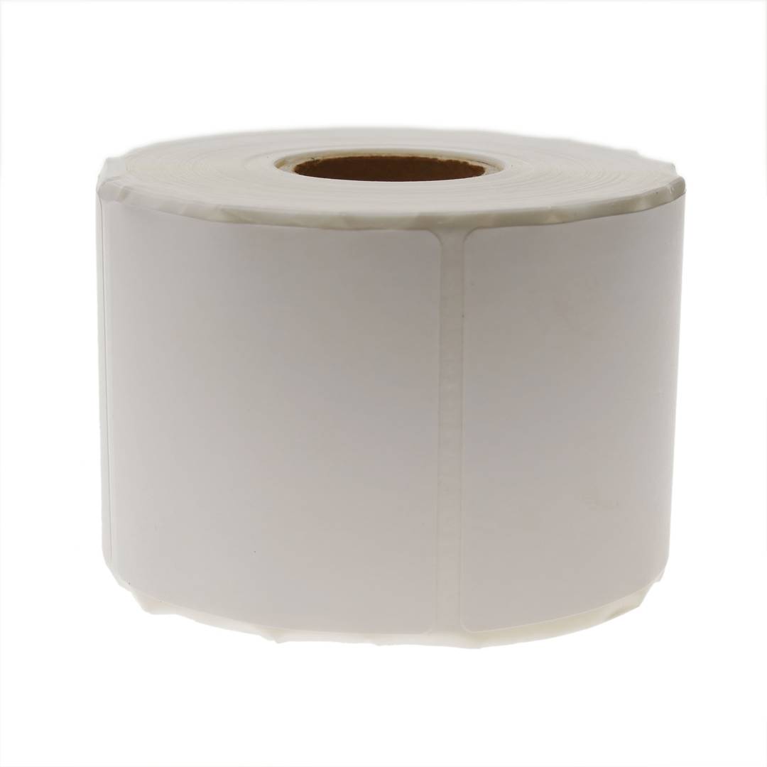 Rouleaux bobine 600 étiquettes pour imprimante transfert thermique 50.8x50.8mm