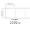 Rolka 2300 samoprzylepnych etykiet do drukarki termotransferowej 50,8 x 50,8 mm