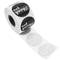 38mm ronde zwarte sticker 'Thank You'