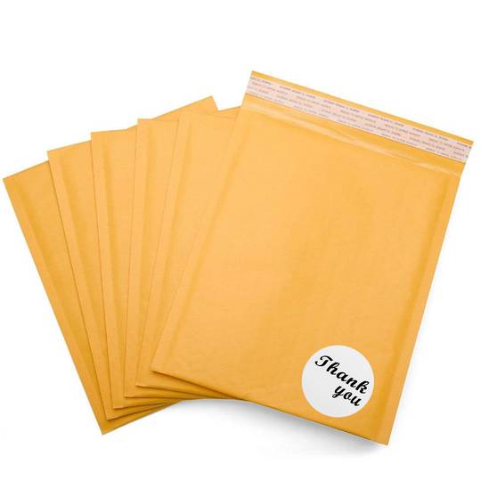 38mm witte ronde sticker 'Thank You'