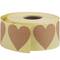 38 mm bruine hartsticker