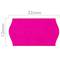 Thermal roll label with 800 pink adhesive labels 22x12 mm 10 units