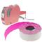 Thermal roll label with 800 pink adhesive labels 22x12 mm 10 units
