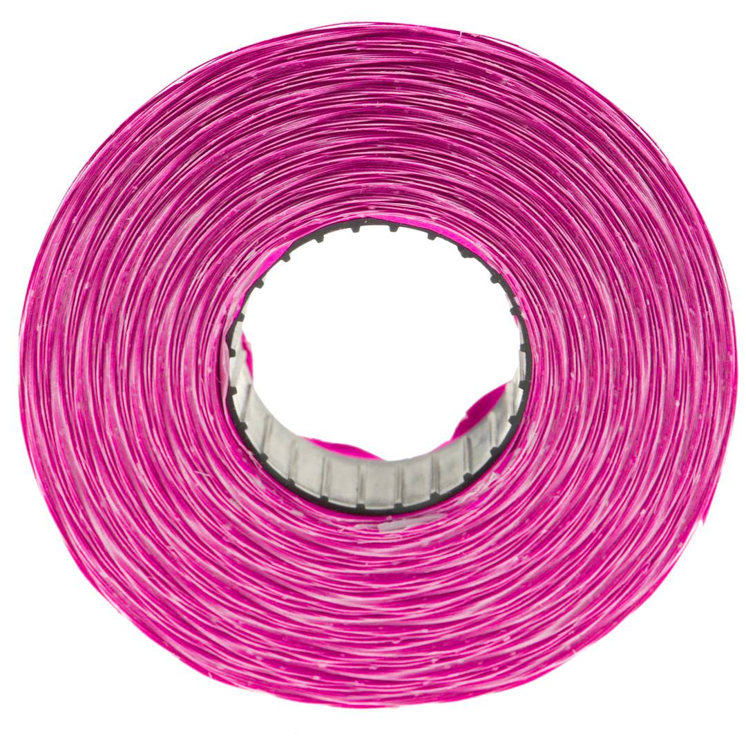 Thermal roll label with 800 pink adhesive labels 22x12 mm 10 units