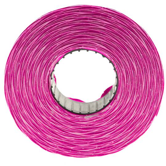 Thermal roll label with 800 pink adhesive labels 22x12 mm 10 units