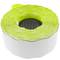 Rouleaux bobine 1000 autocollants jaune 26x16mm 10 unités
