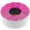 Thermal roll label with 1000 pink adhesive labels 26x16 mm 10 units