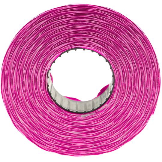 Thermal roll label with 1000 pink adhesive labels 26x16 mm 10 units