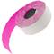 Thermal roll label with 1000 pink adhesive labels 26x16 mm 10 units