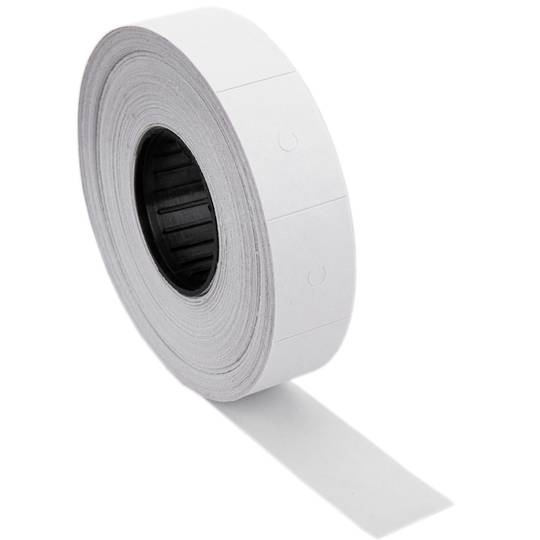 Rol van 1000 witte zelfklevende etiketten 23x16 mm 10 eenheden