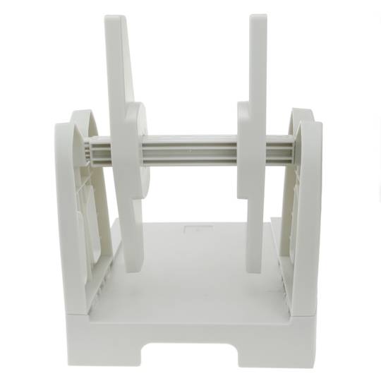 Universal label roll stand for thermal printer beige