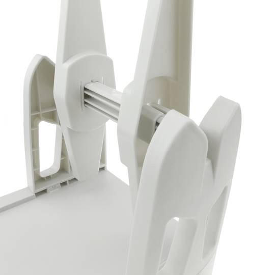 Universal label roll stand for thermal printer beige