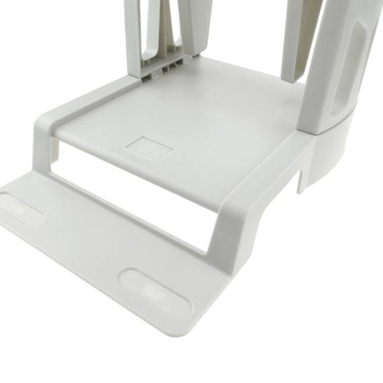 Universal label roll stand for thermal printer beige - Cablematic