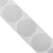 Roll of 500 white round adhesive labels 19 mm