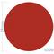 Roll of 500 red round adhesive labels 19 mm