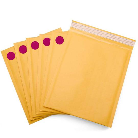 Rouleau de 500 étiquettes adhésives rondes roses 19 mm