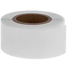 Roll of 500 transparent round adhesive labels 19 mm