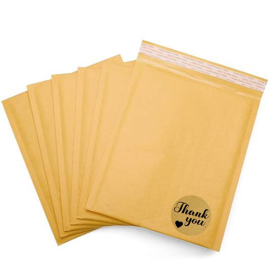 Ronde kraftpapier stickers