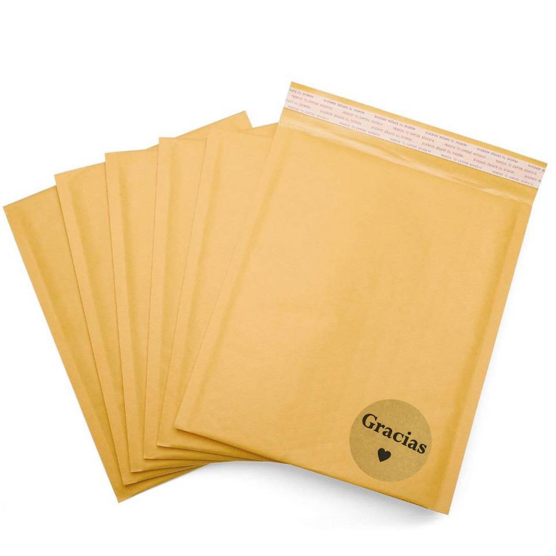 Ronde kraftpapier stickers