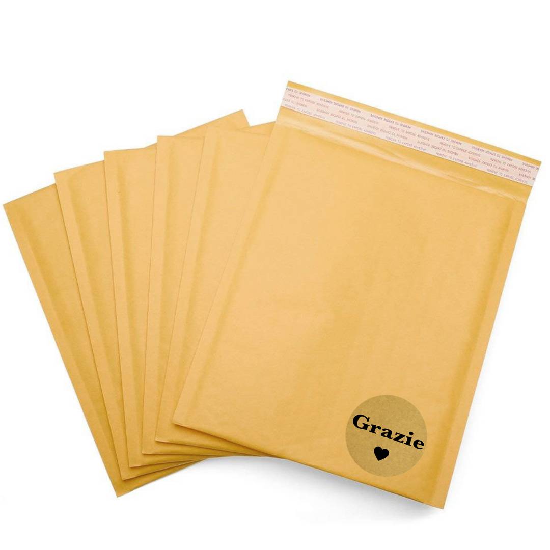 Ronde kraftpapier stickers 