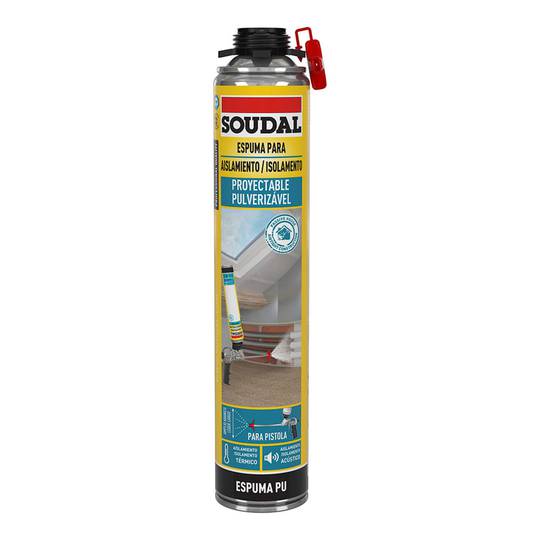 Sprühbarer Schaum für klassische Schaumpistole 750 ml Soudal