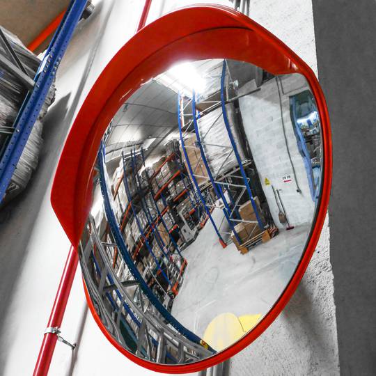 Convex mirror safety security surveillance 60cm indoor - Cablematic