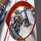 Specchio panoramico stradale convesso di sicurezza 60cm con fissaggio a parete
