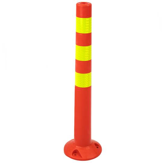 Signpost and beaconing post for traffic 750x80mm with reflectors