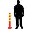 Signpost and beaconing post for traffic 750x80mm with reflectors