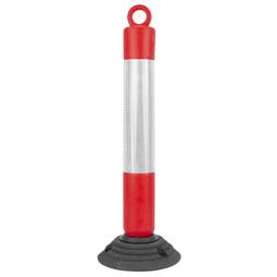 Drogowskaz i lampa ostrzegawcza dla ruchu 800x100 mm z gumową podstawą
