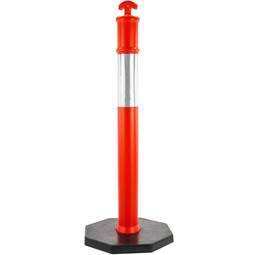 Drogowskaz i lampa ostrzegawcza do ruchu 1115 x 100 mm z gumową podstawą