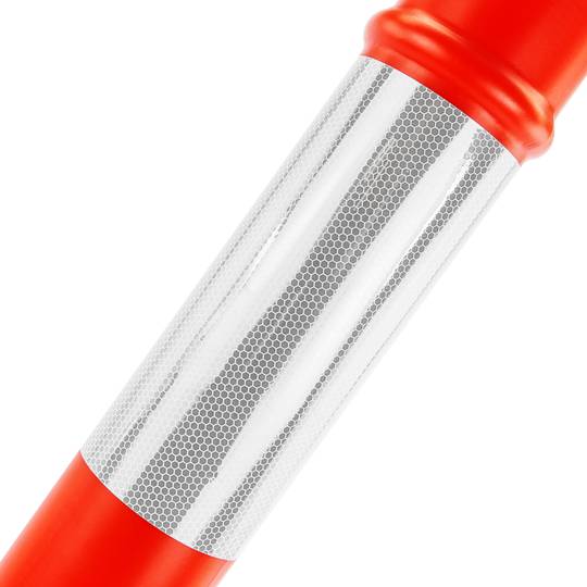 Wegwijzer en baken voor verkeer 1115x100 mm met rubberen basis