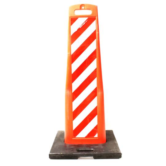 Wegweiser und Beacon für Verkehr 1100x240mm mit 22Kg Gummibasis